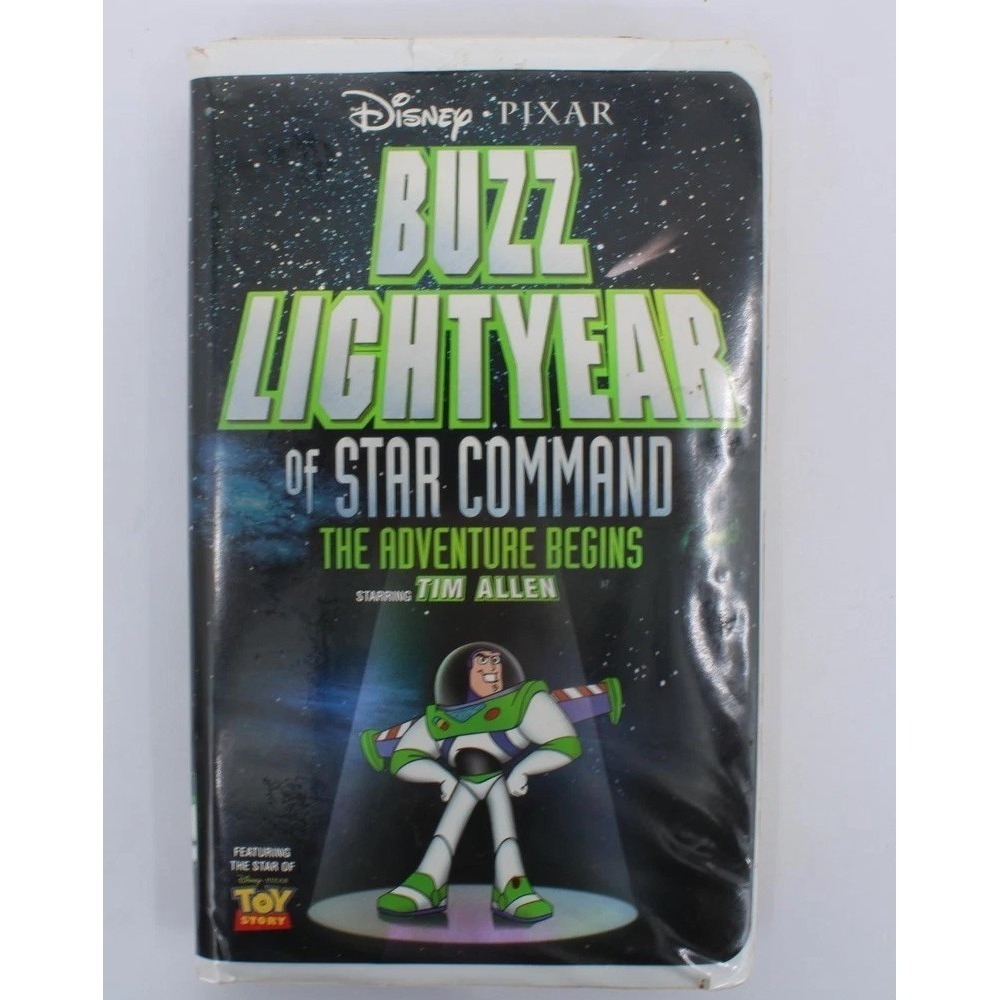 Vintage Buzz Lightyear Of Star Command The Adventure Begins VHS Disney Pixar USA
